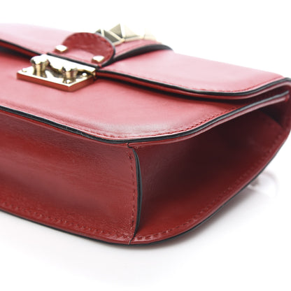 Valentino Garavani Vitello Small Glam Lock Rockstud Flap Red 11 of 12