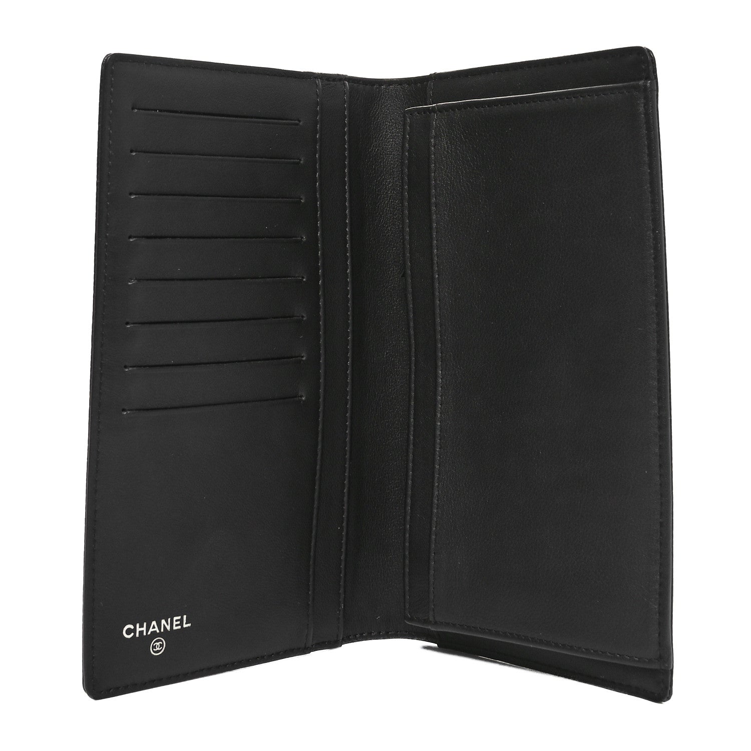 Chanel Caviar Timeless CC Yen Wallet Black 5 of 10