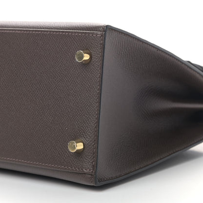 Hermes Epsom Kelly Sellier 28 Chocolate 8 of 8