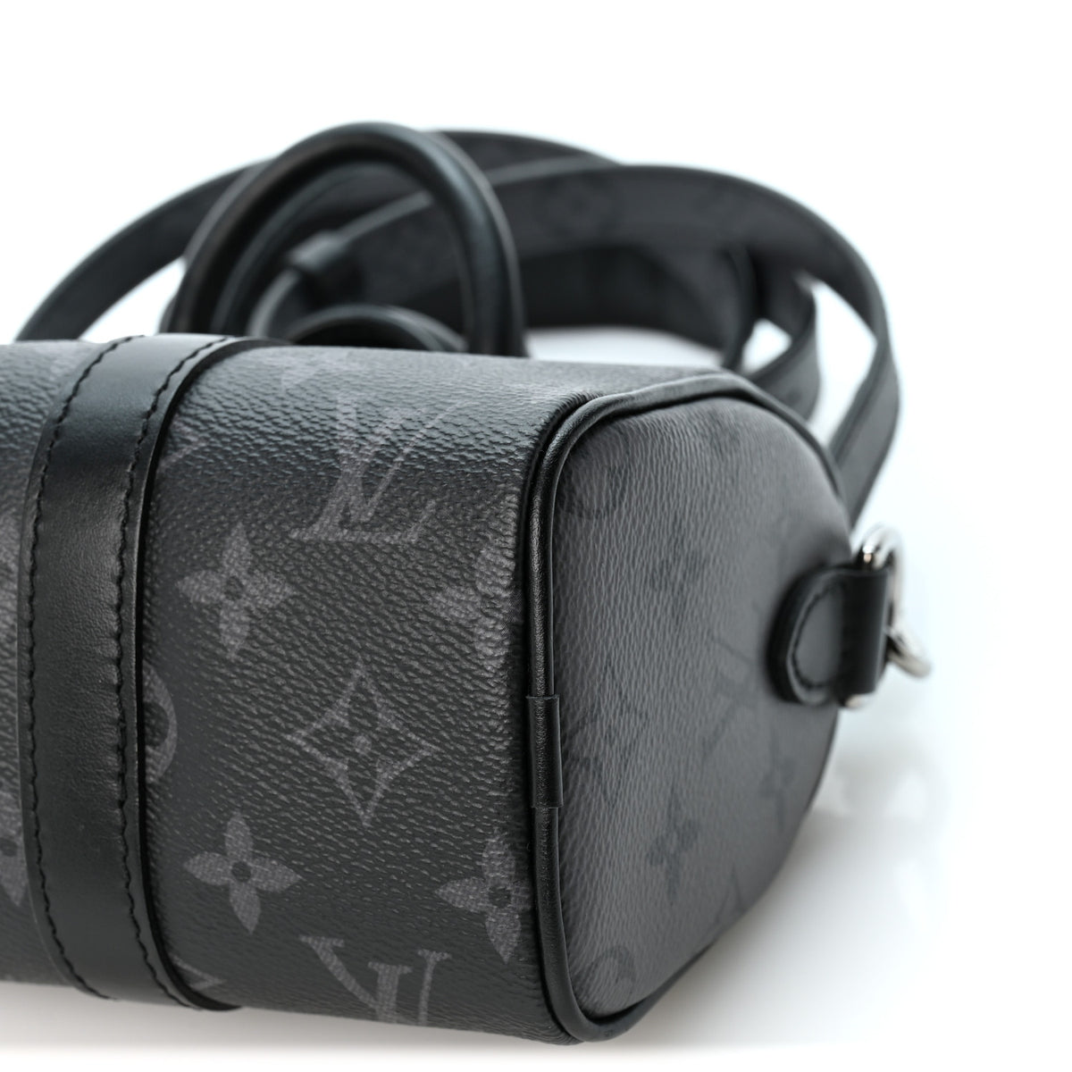 Reverse Monogram Eclipse Keepall XS Black