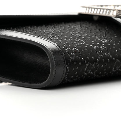 Gucci Satin Crystal Small Dionysus Shoulder Bag Black 9 of 11