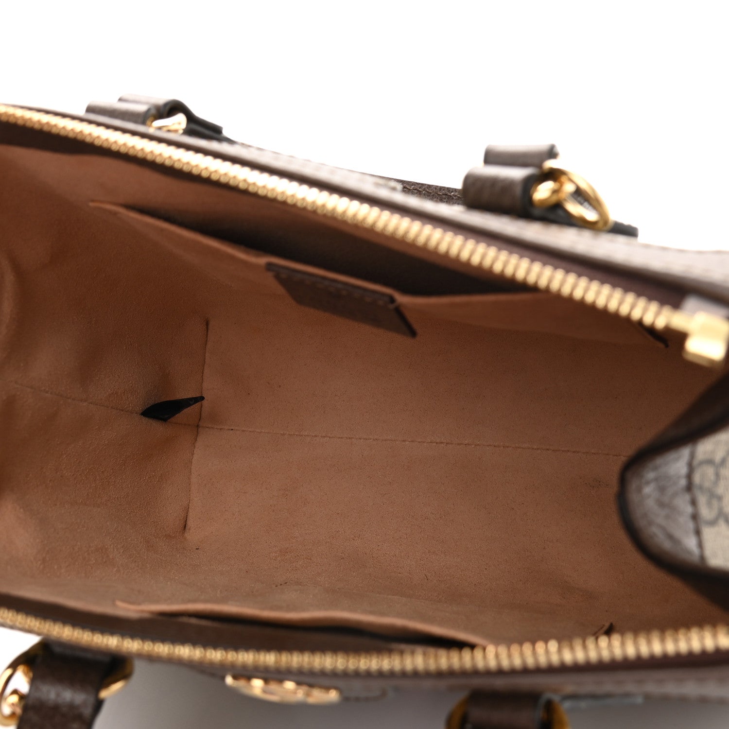 Gucci GG Supreme Monogram Small Ophidia Tote Bag Brown 4 of 11