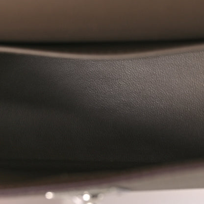 Hermes Epsom Mini Kelly Sellier 20 Etoupe Ecorce Black 5 of 11