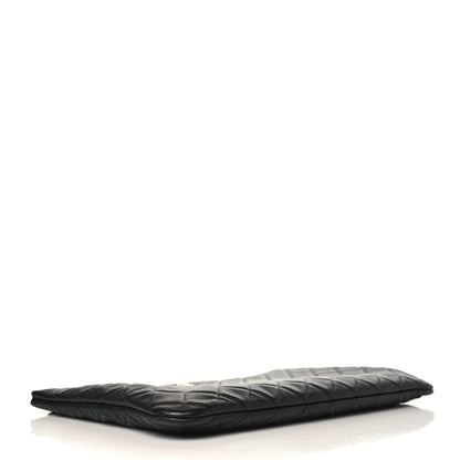Chanel Caviar Quilted Large Cosmetic Case Black 4 of 8