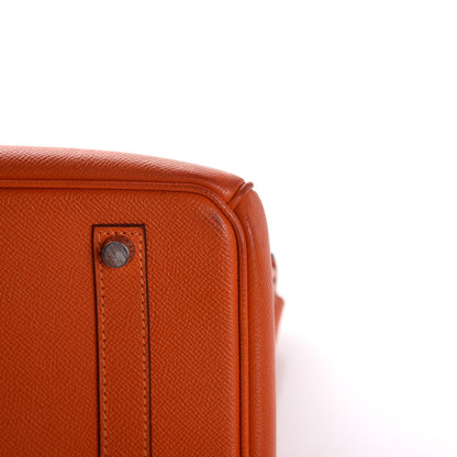 Hermes Epsom Birkin 35 Orange 35 of 37