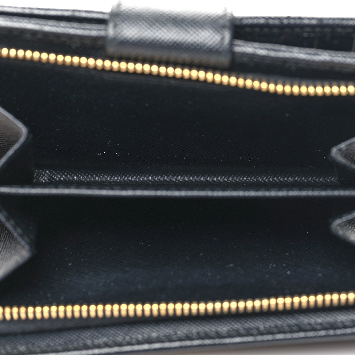 Saffiano Metal Compact Wallet Black