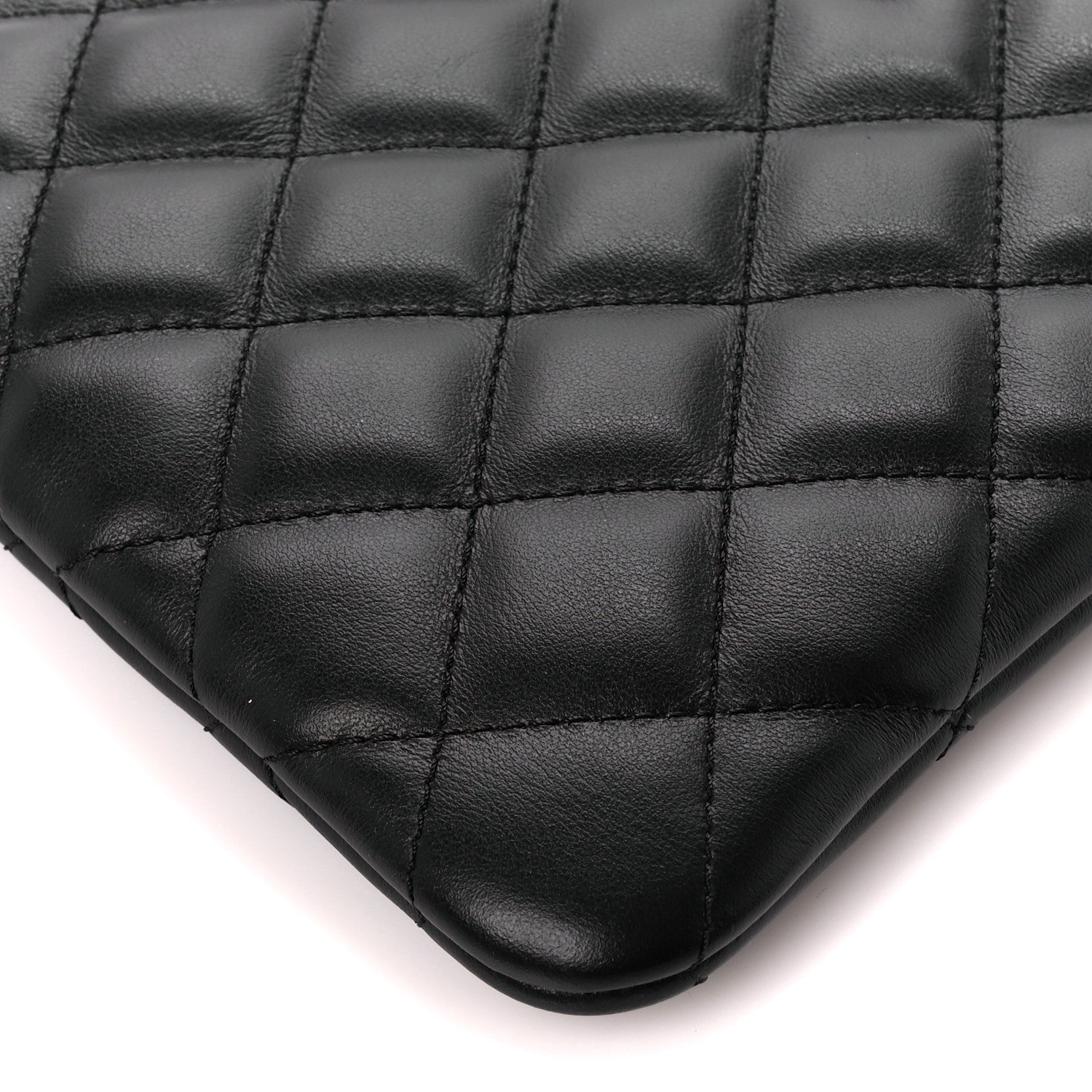 Chanel Lambskin Quilted Crossbody Bag Black 10 of 11
