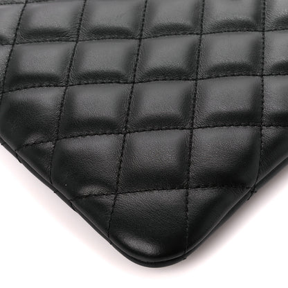 Chanel Lambskin Quilted Crossbody Bag Black 10 of 11