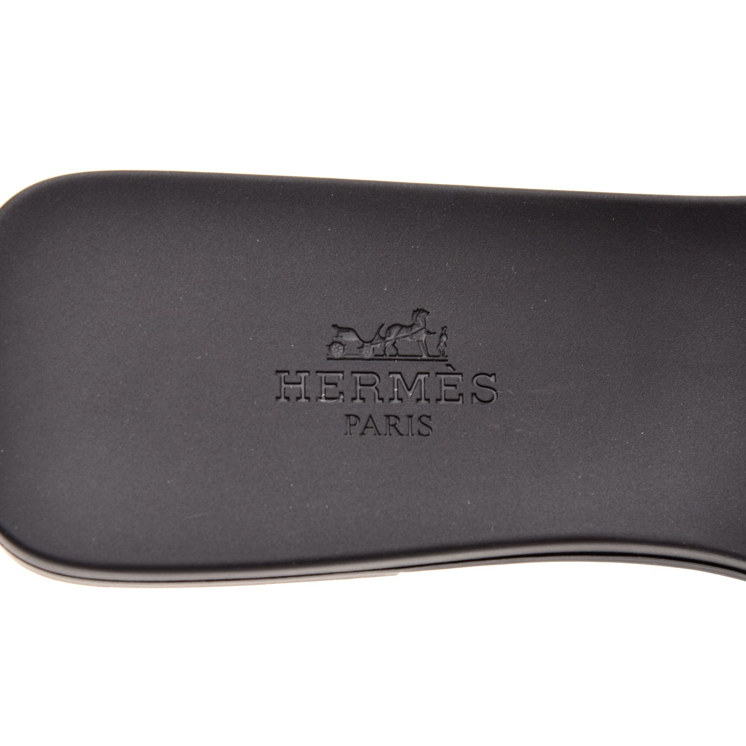 Hermes Rubber Aloha Sandals 36 Black 7 of 8