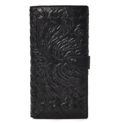 Bottega Veneta Nappa Intrecciato Embossed Continental Wallet Nero Black 1 of 12