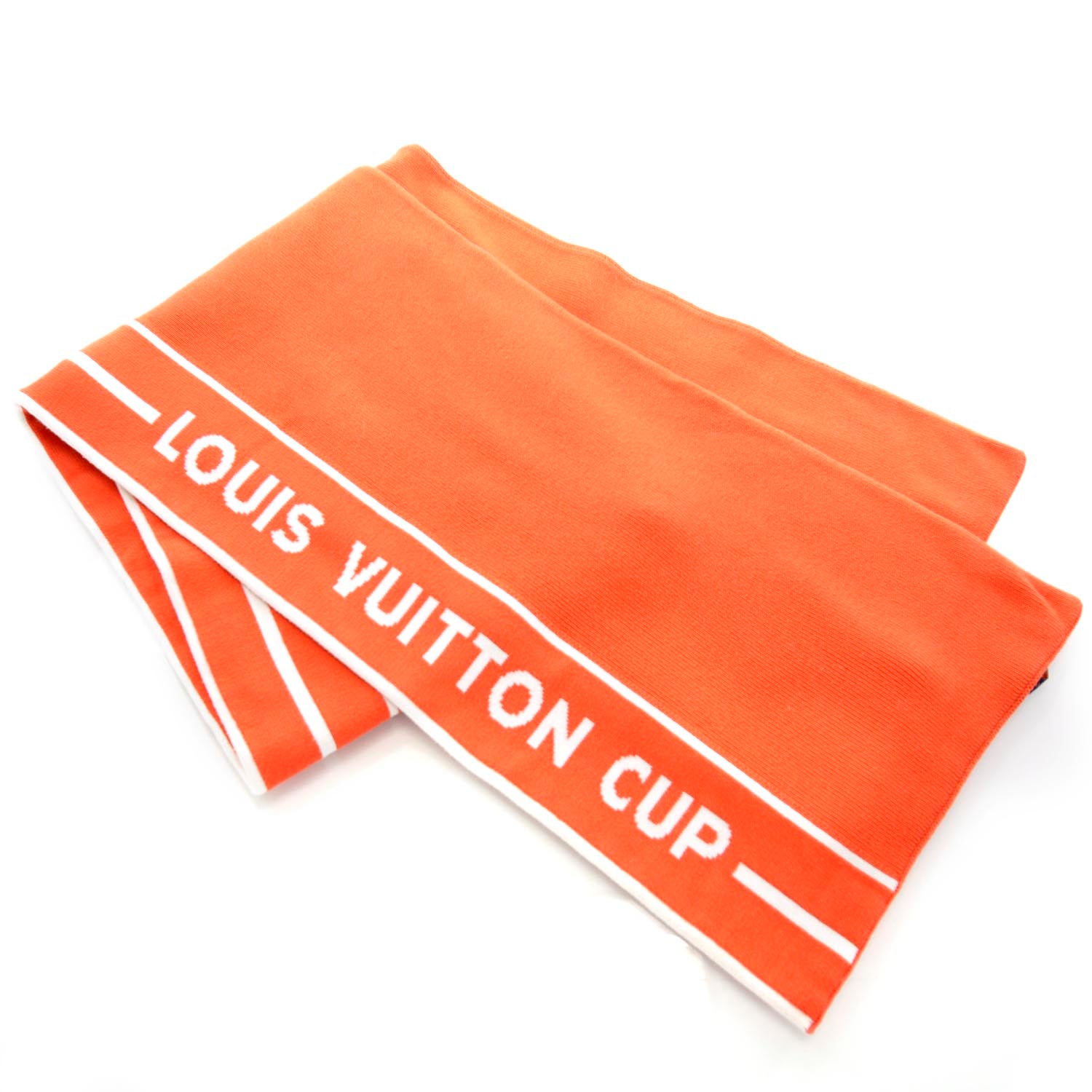 Louis Vuitton Cotton Cashmere Cup Scarf Orange 1 of 6