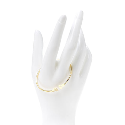 Tiffany 18K Yellow Gold Narrow T Wire Bracelet 2 of 4