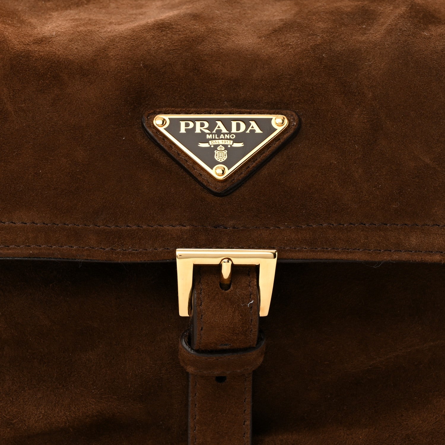 Prada Suede Medium Explore Shoulder Bag Cacao 10 of 12