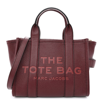 Marc Jacobs Grained Calfskin Small The Tote Bag Chianti 1 of 13