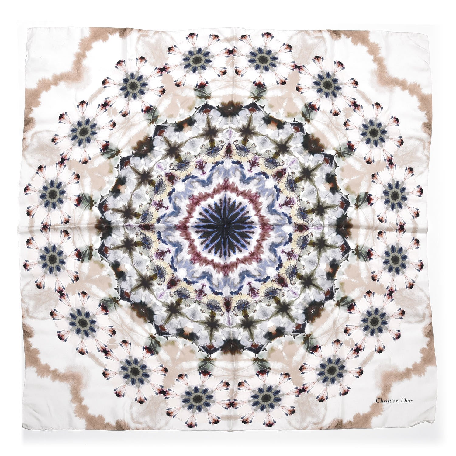 Christian Dior Silk KaleiDiorscope Scarf 90 Multicolor 1 of 4