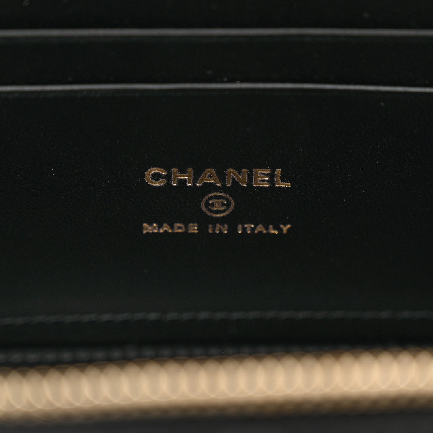 Chanel Lambskin Quilted Metal Small Top Handle Vanity Case With Chain Black 6 of 10
