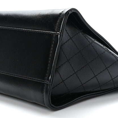 Chanel Aged Calfskin Small Charms Deauville Tote Black 9 of 9