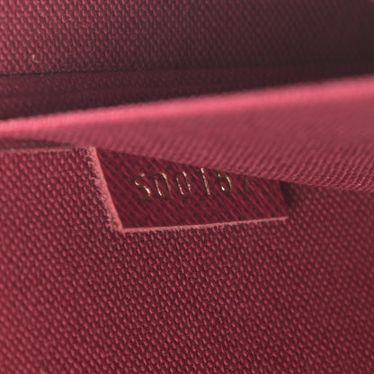 Louis Vuitton Monogram Pochette Felicie Chain Wallet Fuchsia 10 of 18