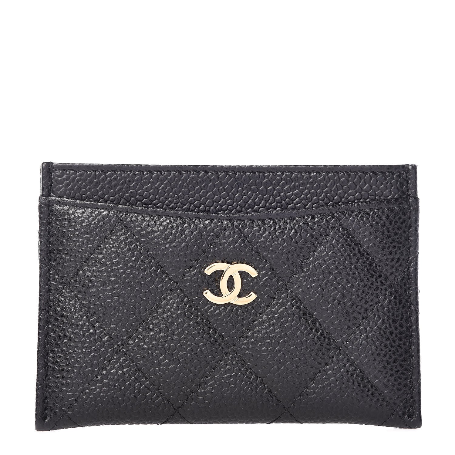 Chanel Caviar Quilted Card Holder Black 1 of 9