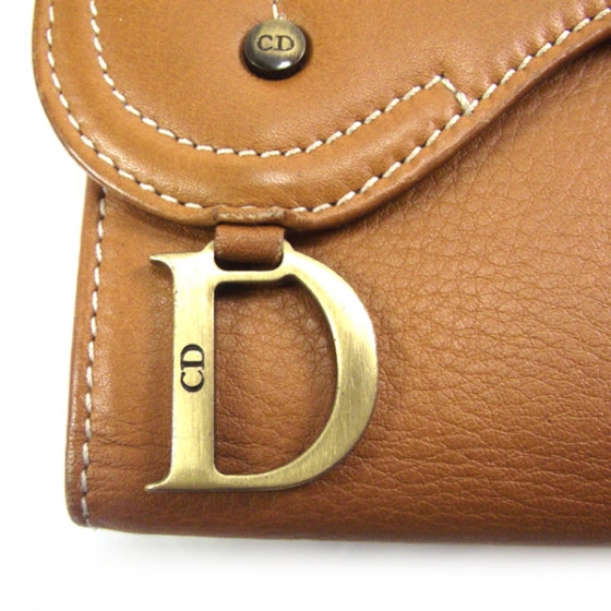 Christian Dior Leather Saddle Wallet 4 of 8