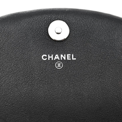 Chanel Caviar Half Moon Wallet On Chain WOC Black 4 of 10
