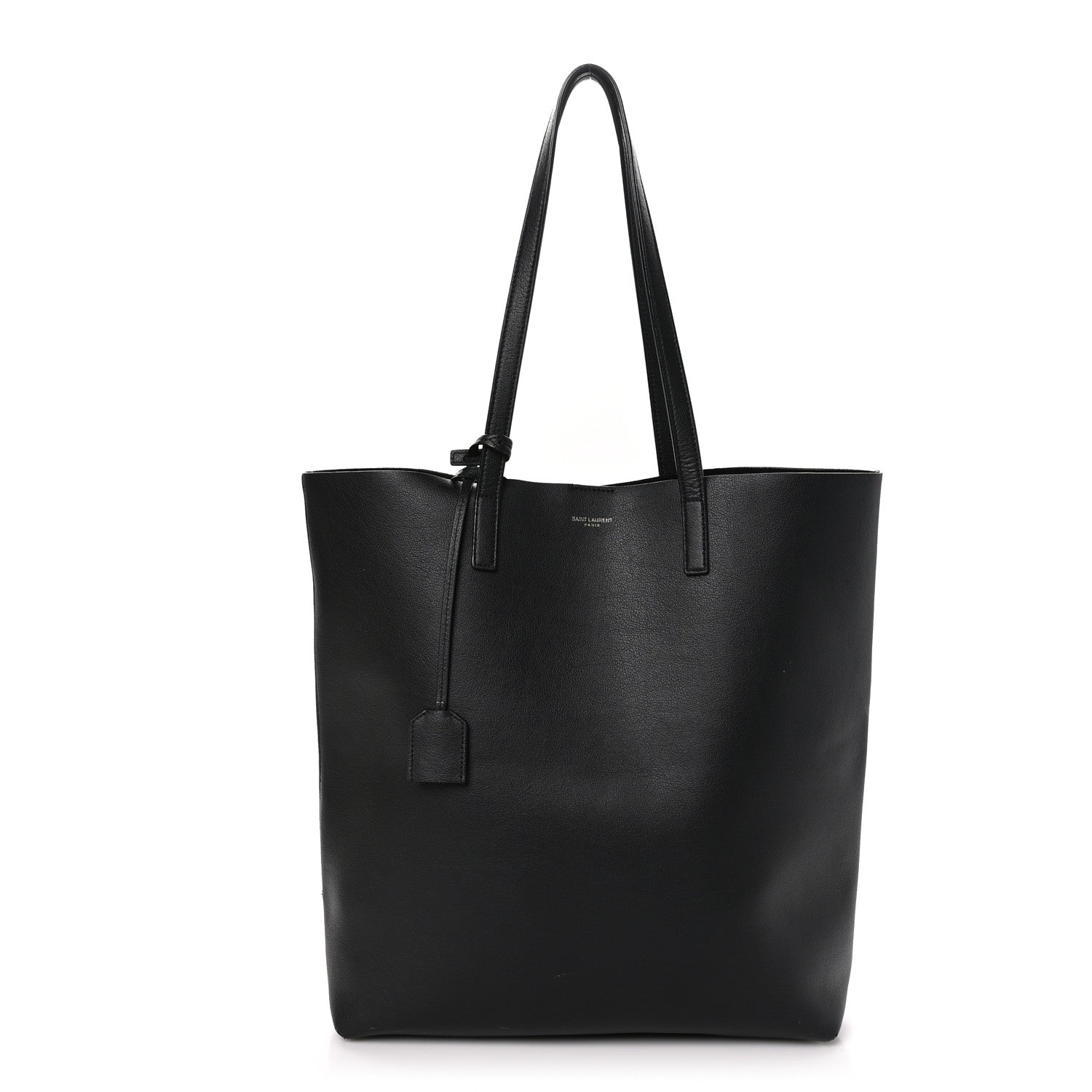 Saint Laurent Calfskin North-South Shopping Tote Black 1 of 13
