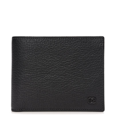 Chanel Goatskin Bi-Fold Wallet Black 1 of 7