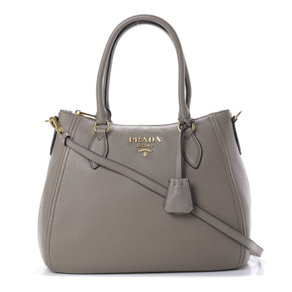 Prada Vitello Phenix Shoulder Bag Argilla 1 of 12