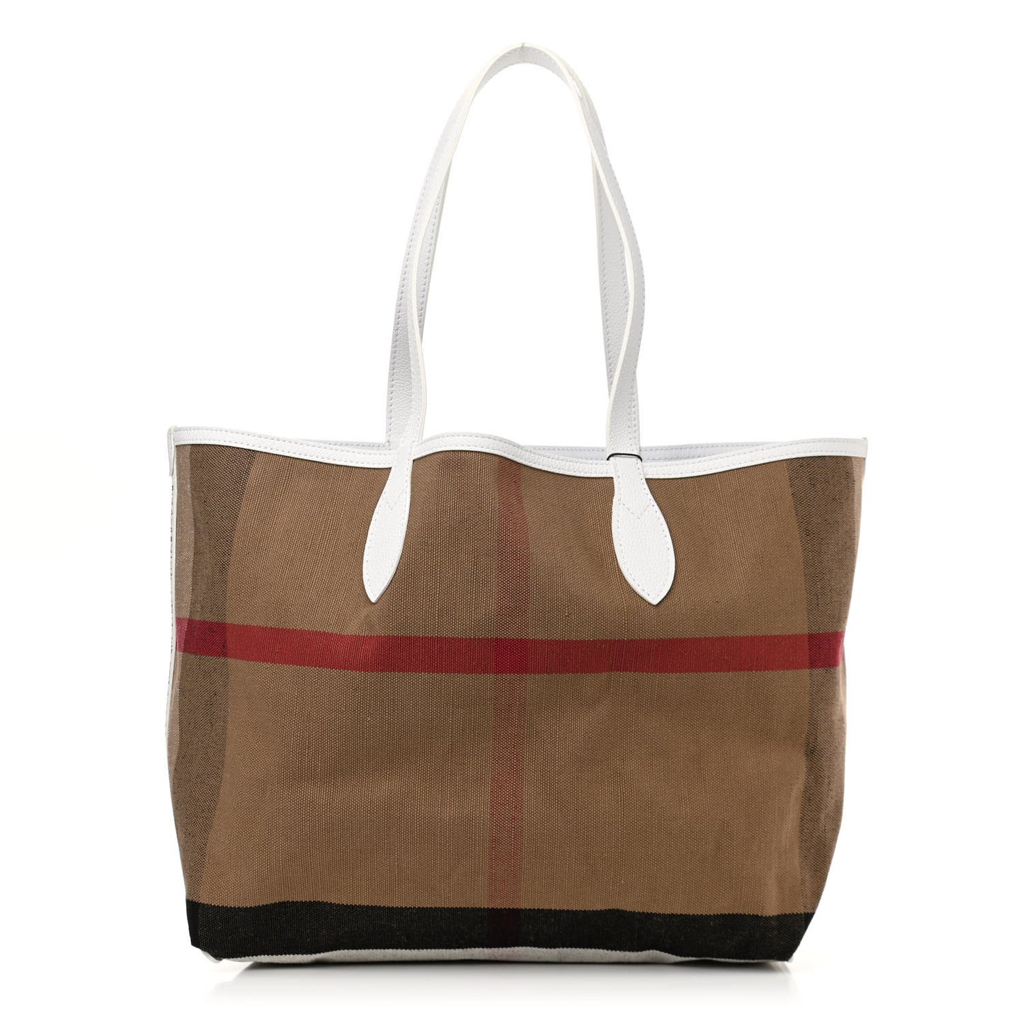 Canvas House Check Union Jack Sketchbook Reversible Doodle Tote Red White Blue