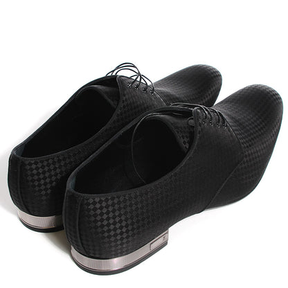 Louis Vuitton Mens Damier Braided Grosgrain Boogie Nights Derby Shoes 11 4 of 8