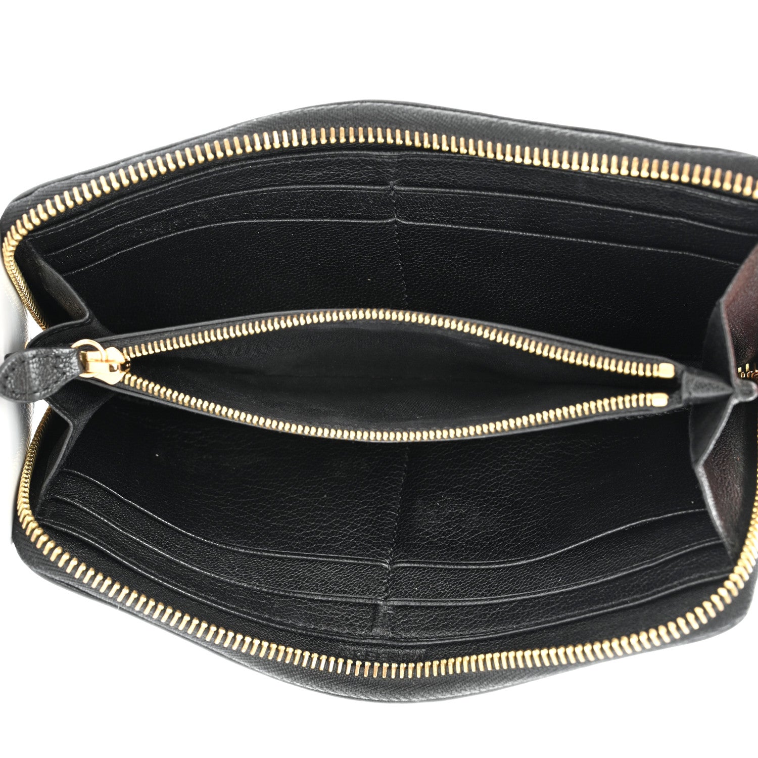 Mulberry Shiny Goatskin Tree Zip Around Wallet Black 5 of 11