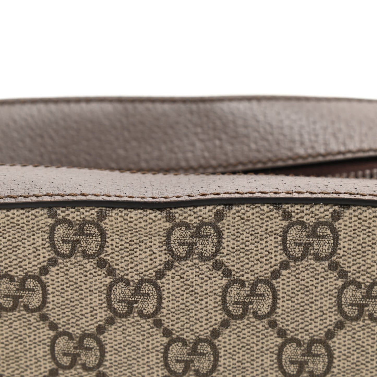 GG Supreme Monogram Web Neo Vintage Shoulder Bag Beige New Acero Crop