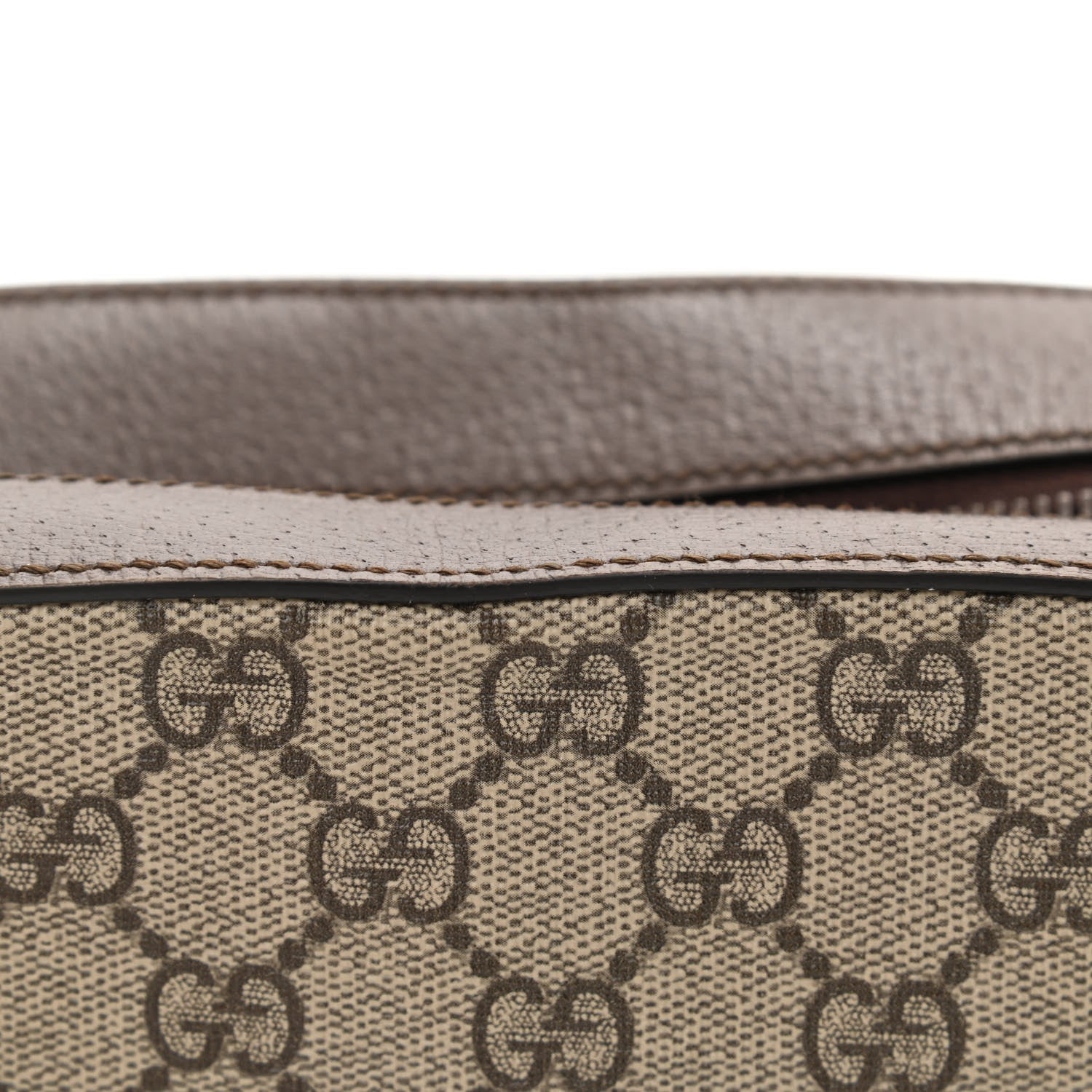 Gucci GG Supreme Monogram Web Neo Vintage Shoulder Bag Beige New Acero Crop 10 of 10