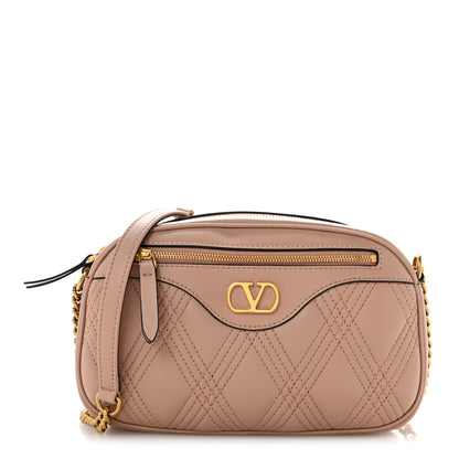Valentino Garavani Nappa Medium Quiltie 67 Shoulder Bag Poudre 1 of 9