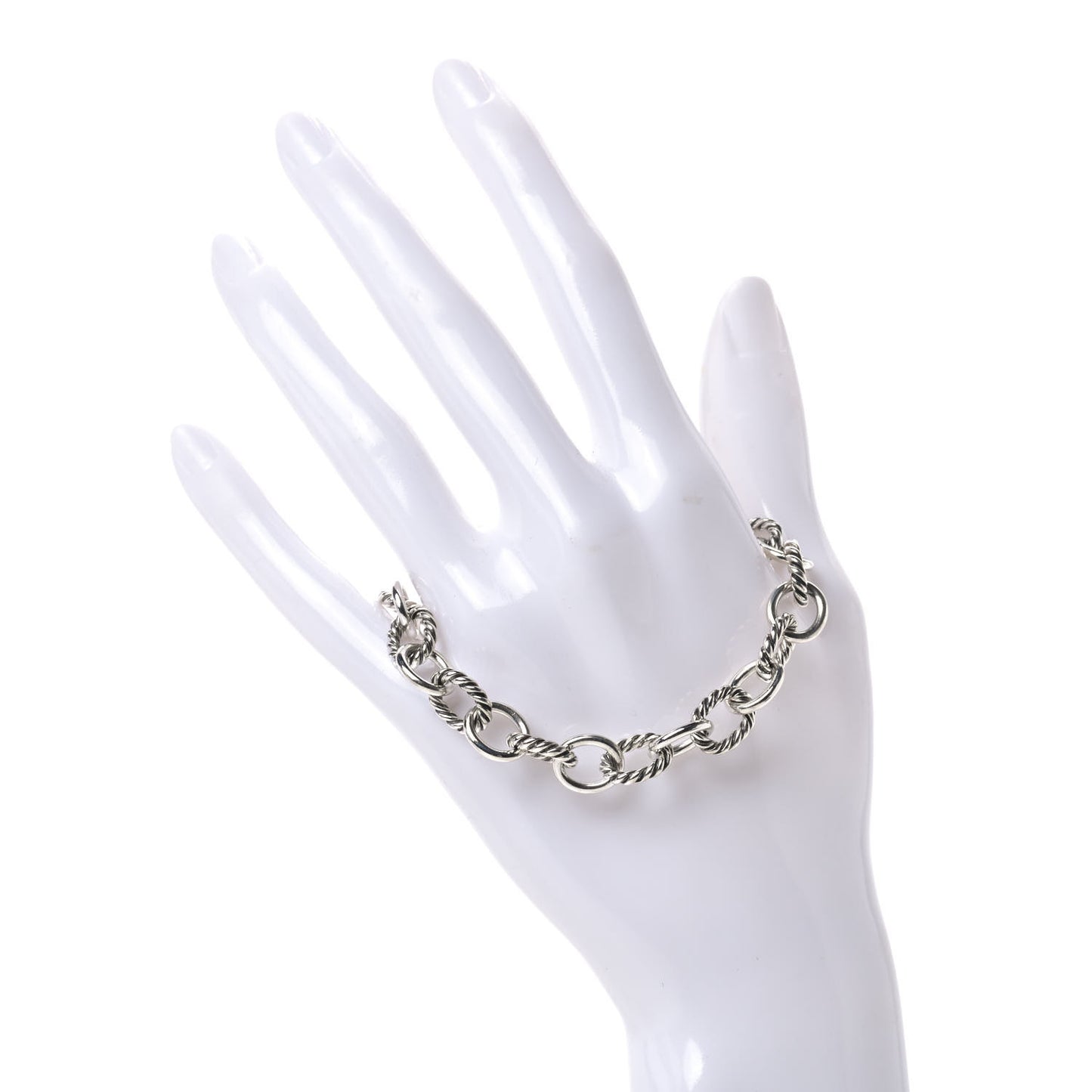 Sterling Silver 10mm Medium Oval Link Bracelet