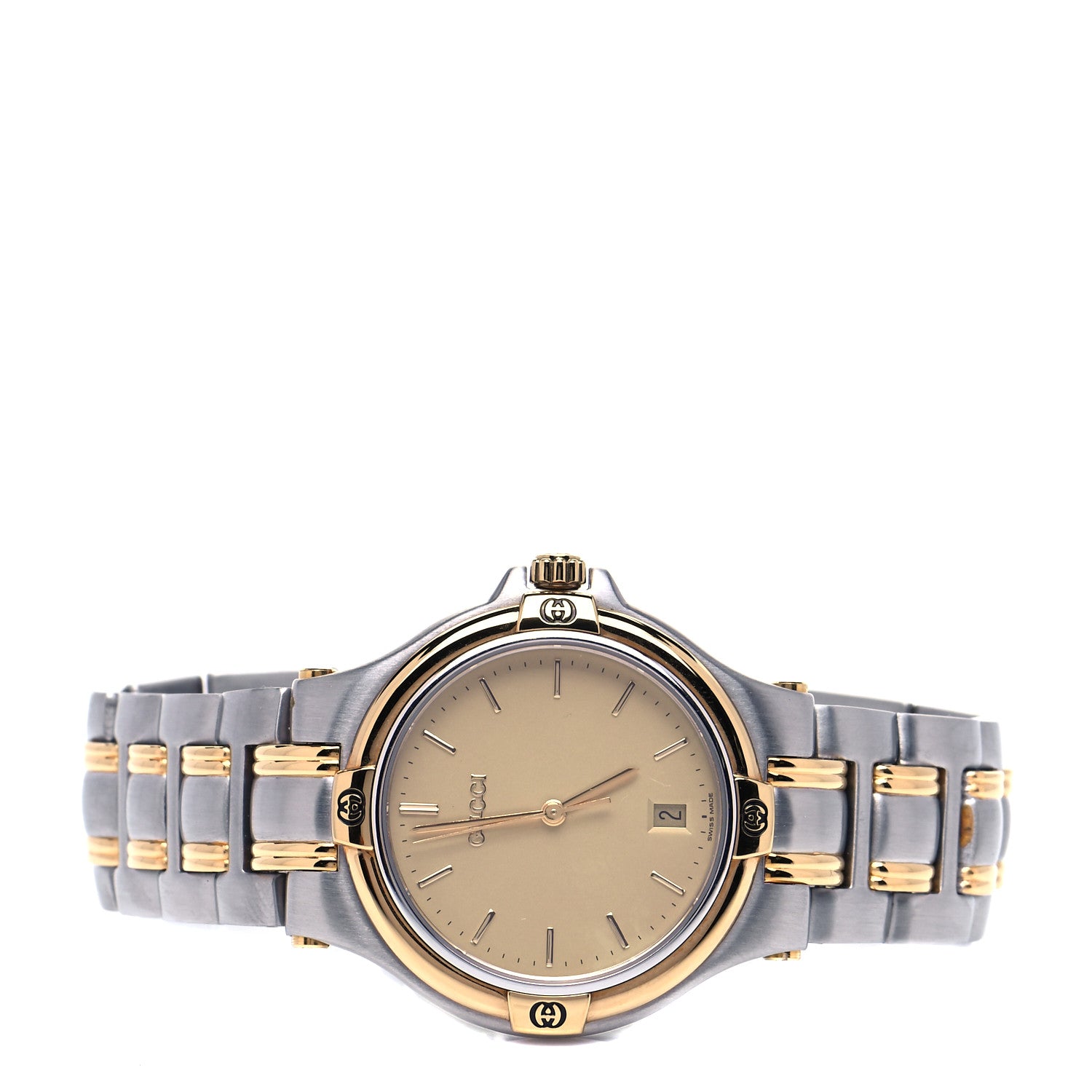 Gucci Stainless Steel 35mm 9040M Quartz Watch Gold 2 of 6