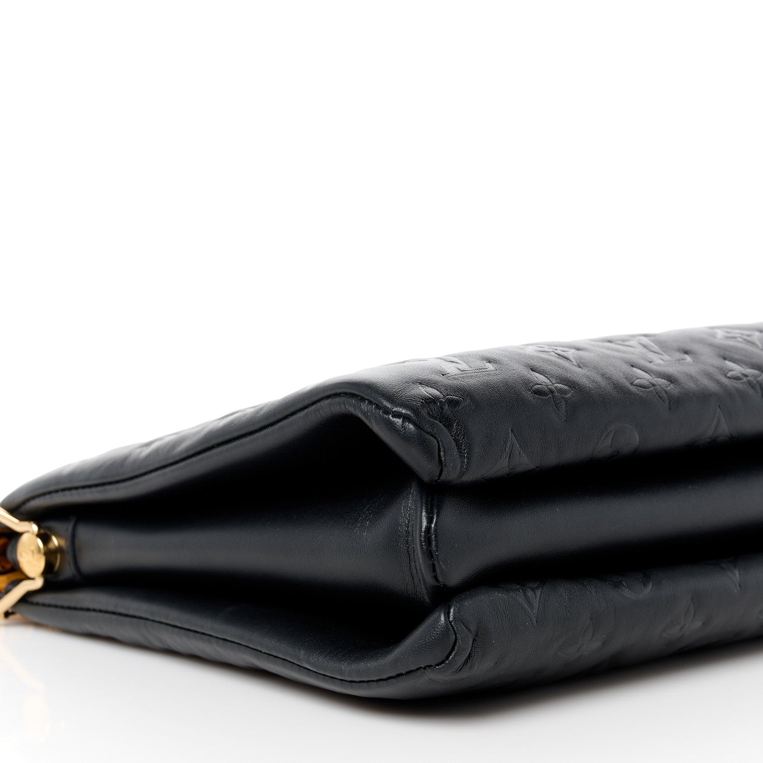 Louis Vuitton Lambskin Embossed Monogram Coussin MM Black 11 of 12