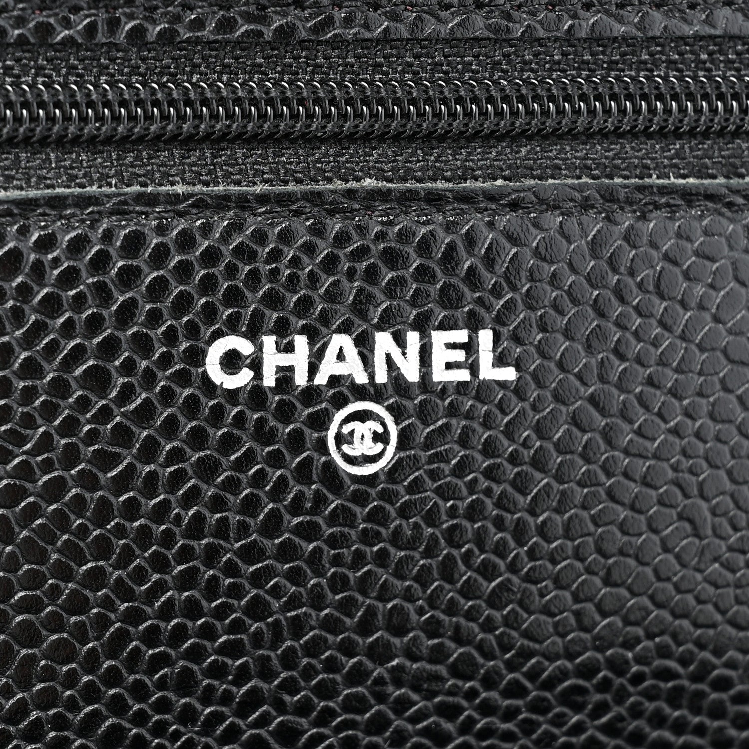 Chanel Caviar Quilted Wallet on Chain WOC Black 8 of 17