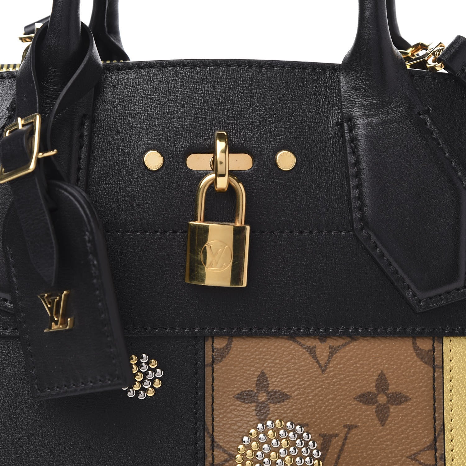 Louis Vuitton Reverse Monogram Studded Night Lights City Steamer MM 13 of 13