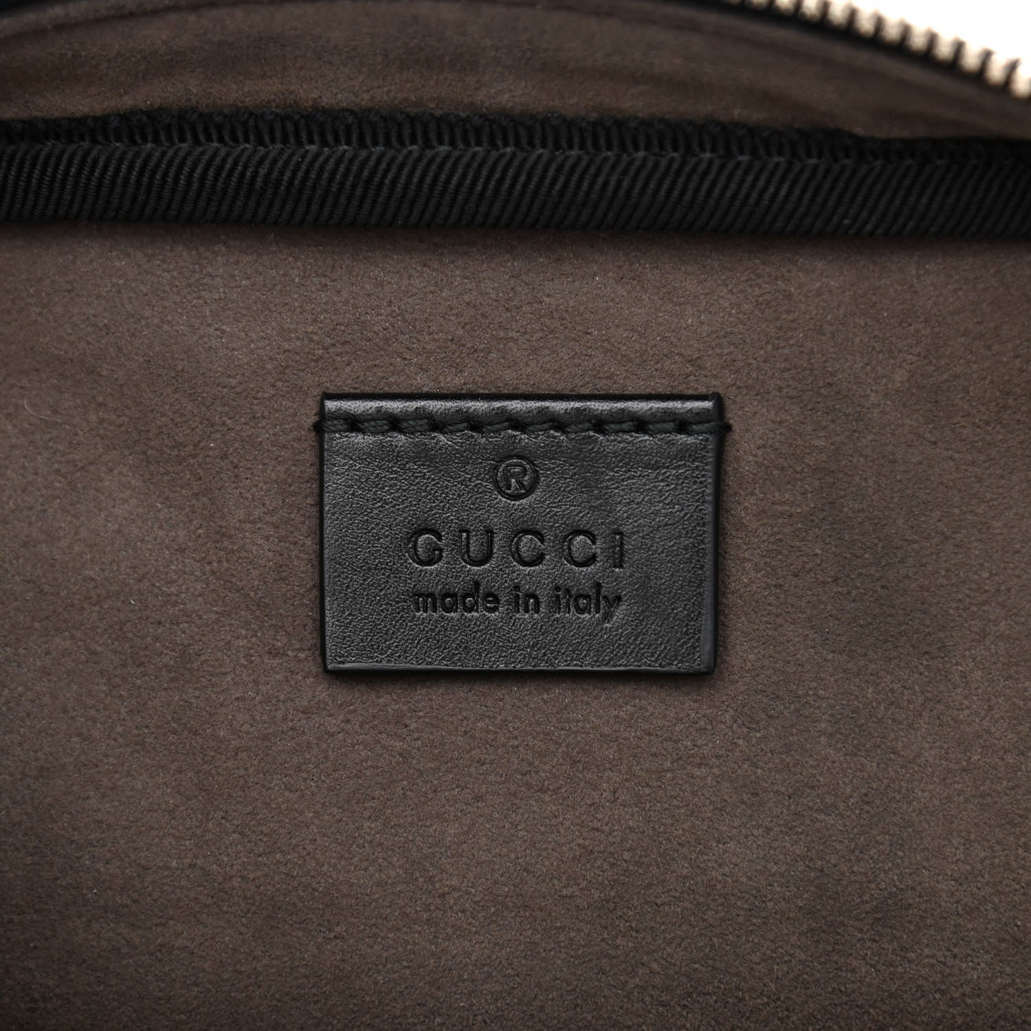 Gucci Guccissima Belt Bag Black 7 of 11