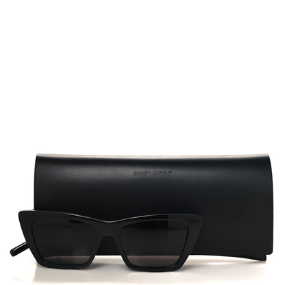 Saint Laurent Acetate Mica Cat Eye Sunglasses SL 276 Black 8 of 8