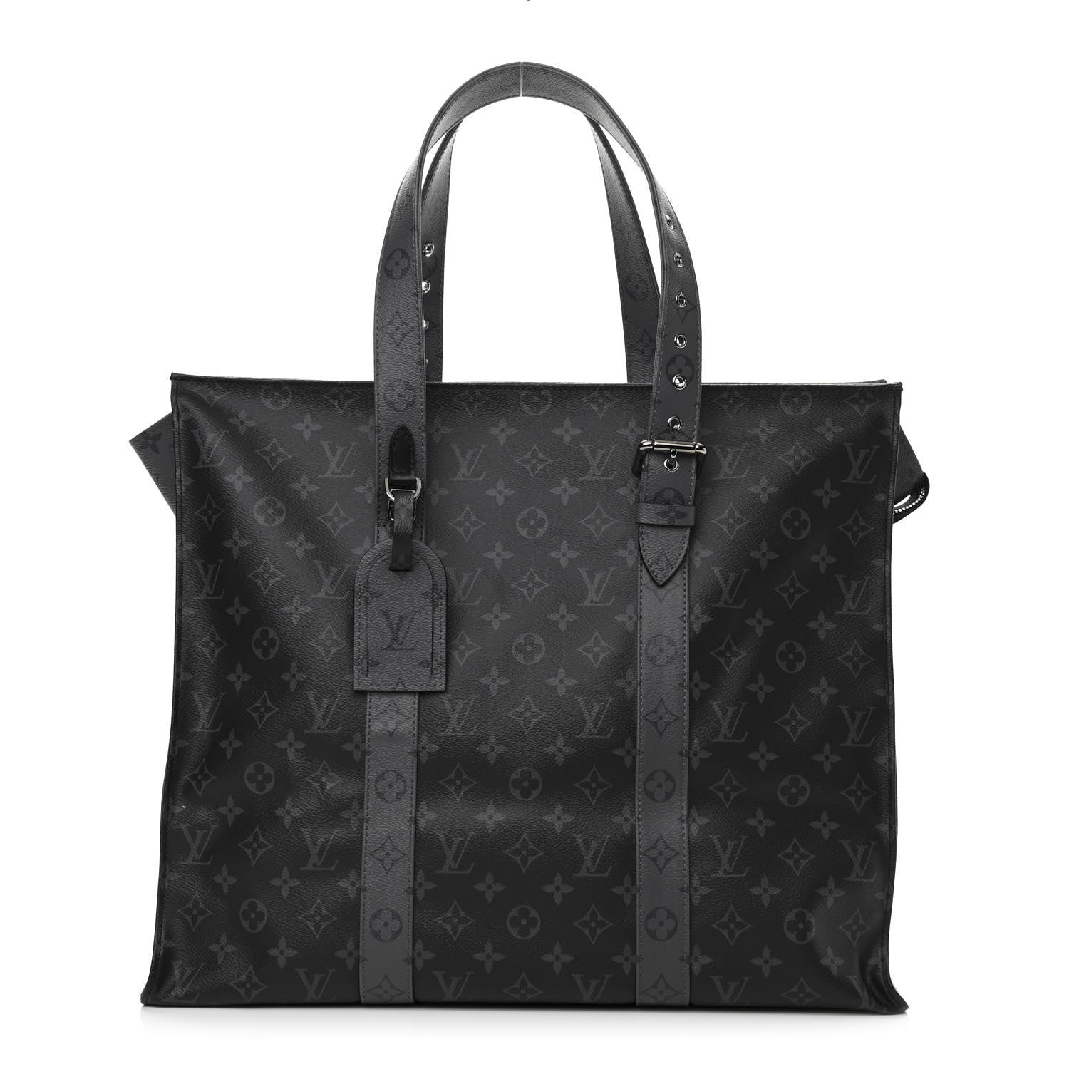 Louis Vuitton Monogram Eclipse Cabas Zippe GM Black 1 of 8