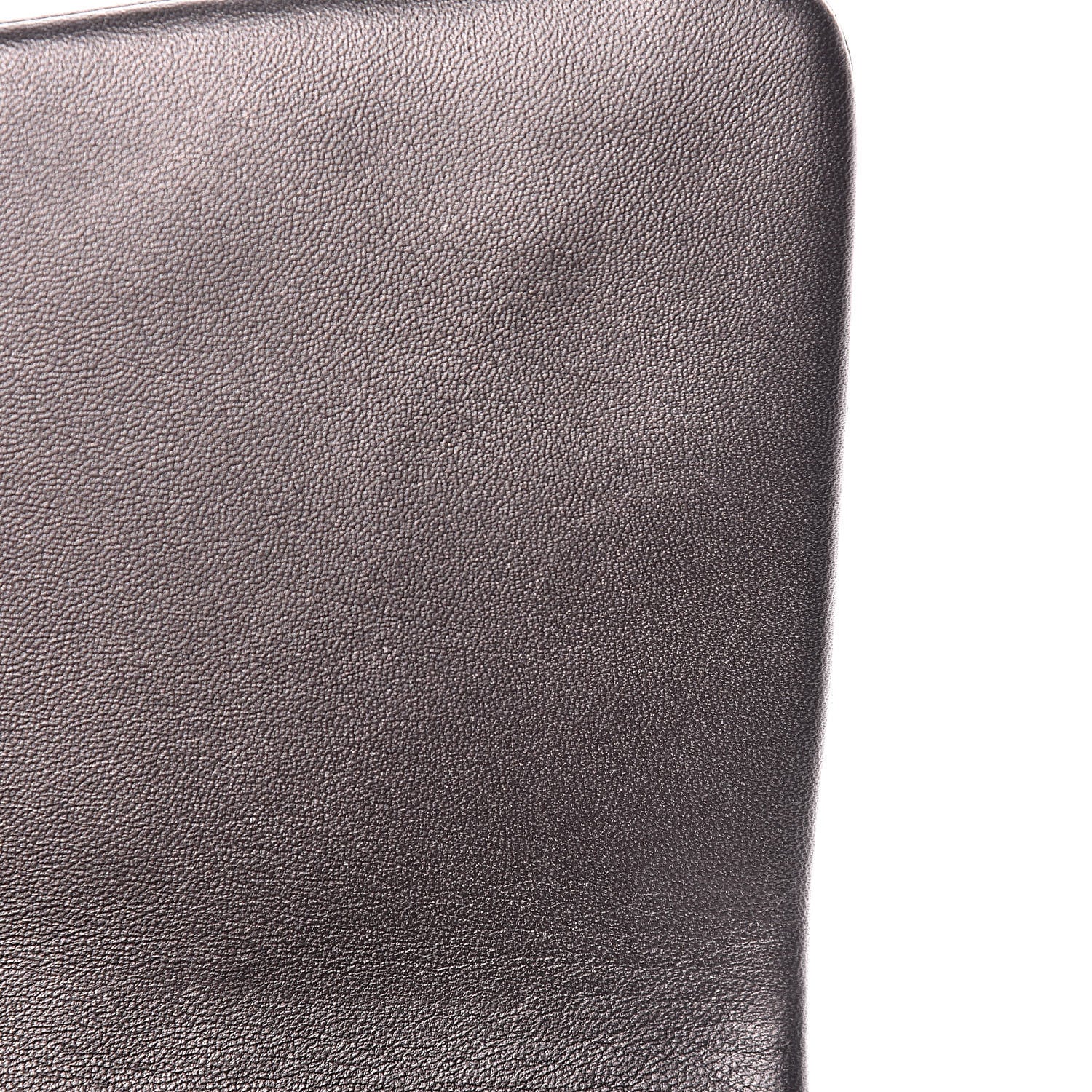 Chanel Metallic Lambskin Quilted Jumbo Single Flap Dark Grey 9 of 14