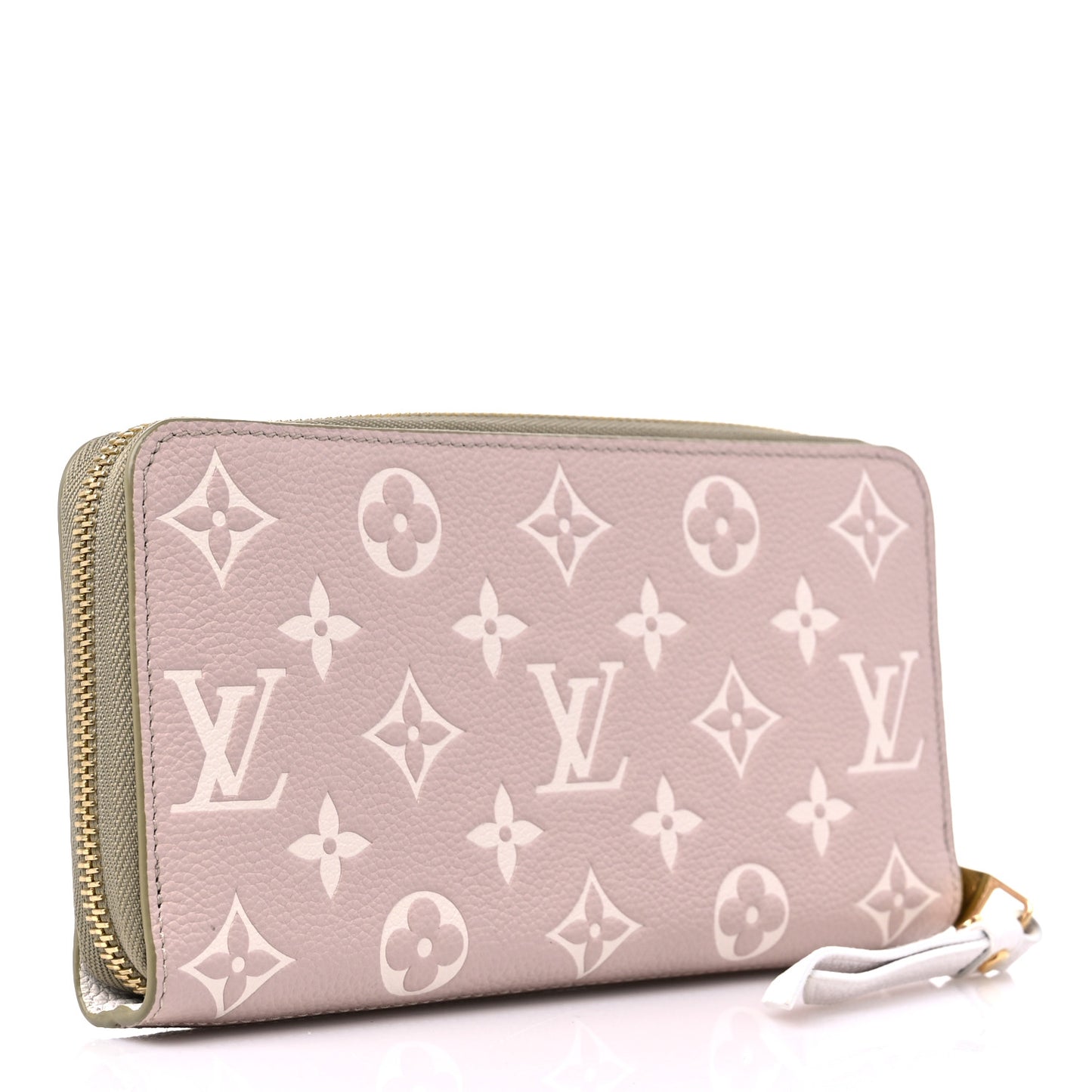 Empreinte Monogram Spring in the City Zippy Wallet Kaki Beige Cream