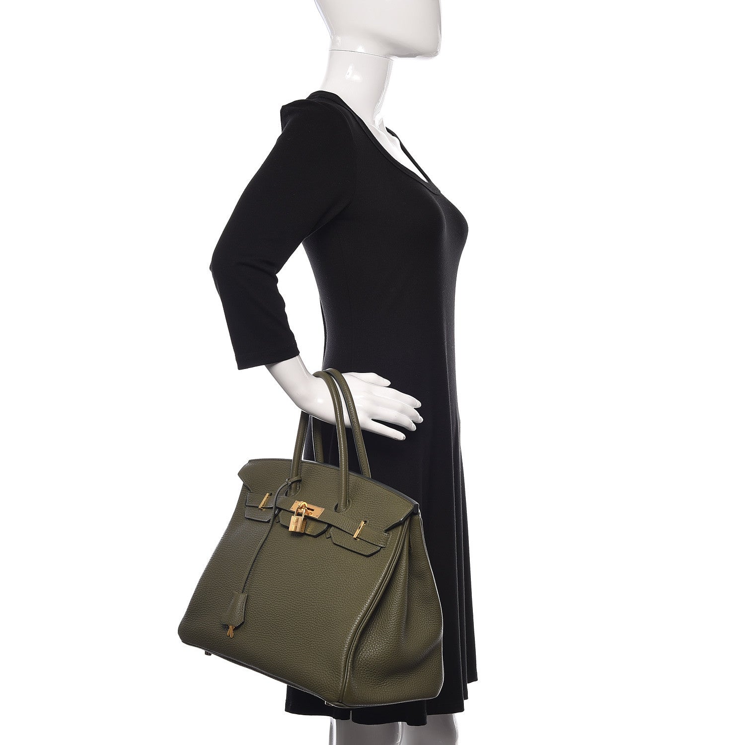 Hermes Togo Birkin 35 Vert Olive 2 of 11