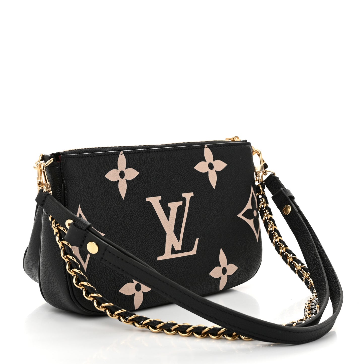 Empreinte Monogram Giant Multi Pochette Accessories Black Beige