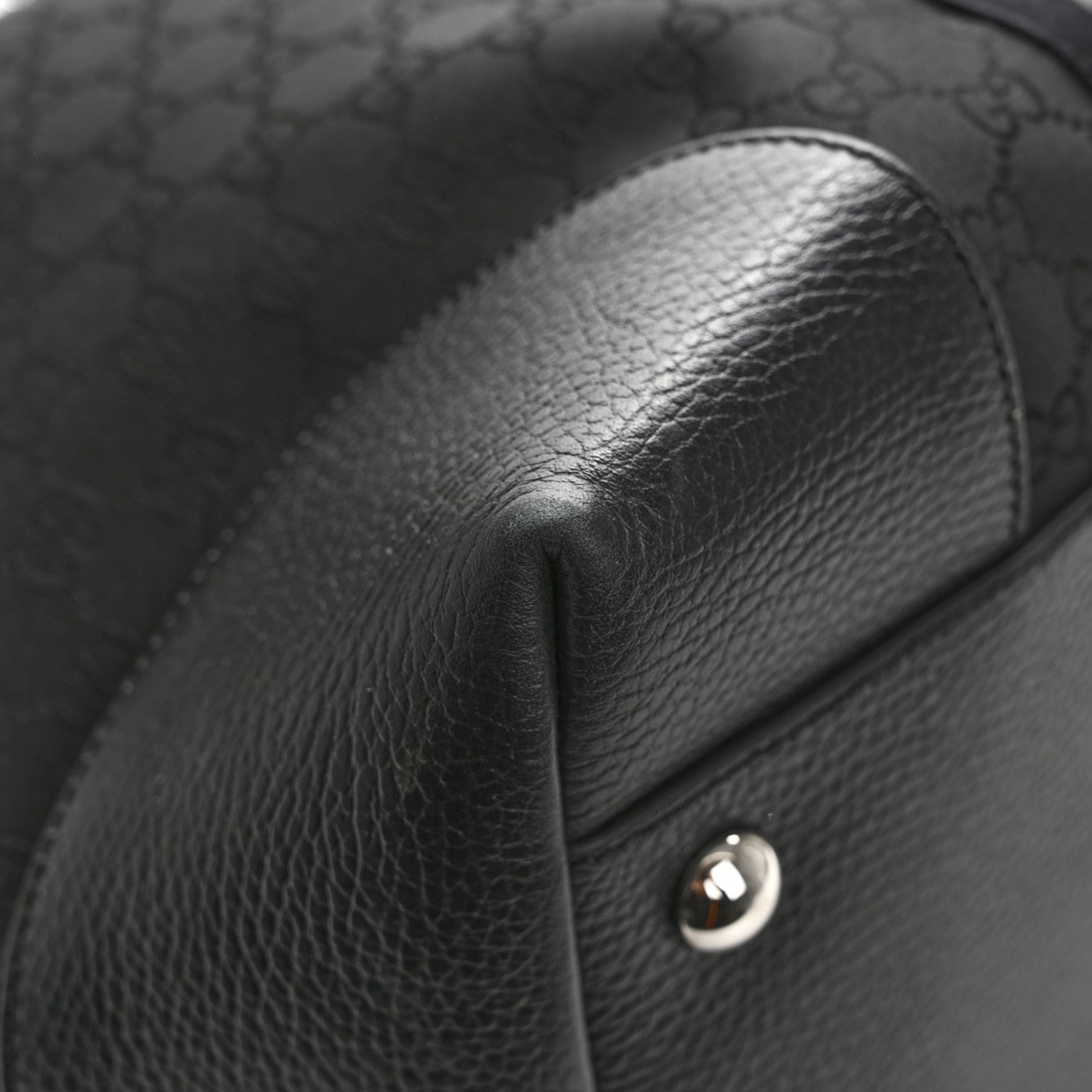 Gucci Nylon Monogram XL Duffle Bag Black 11 of 12