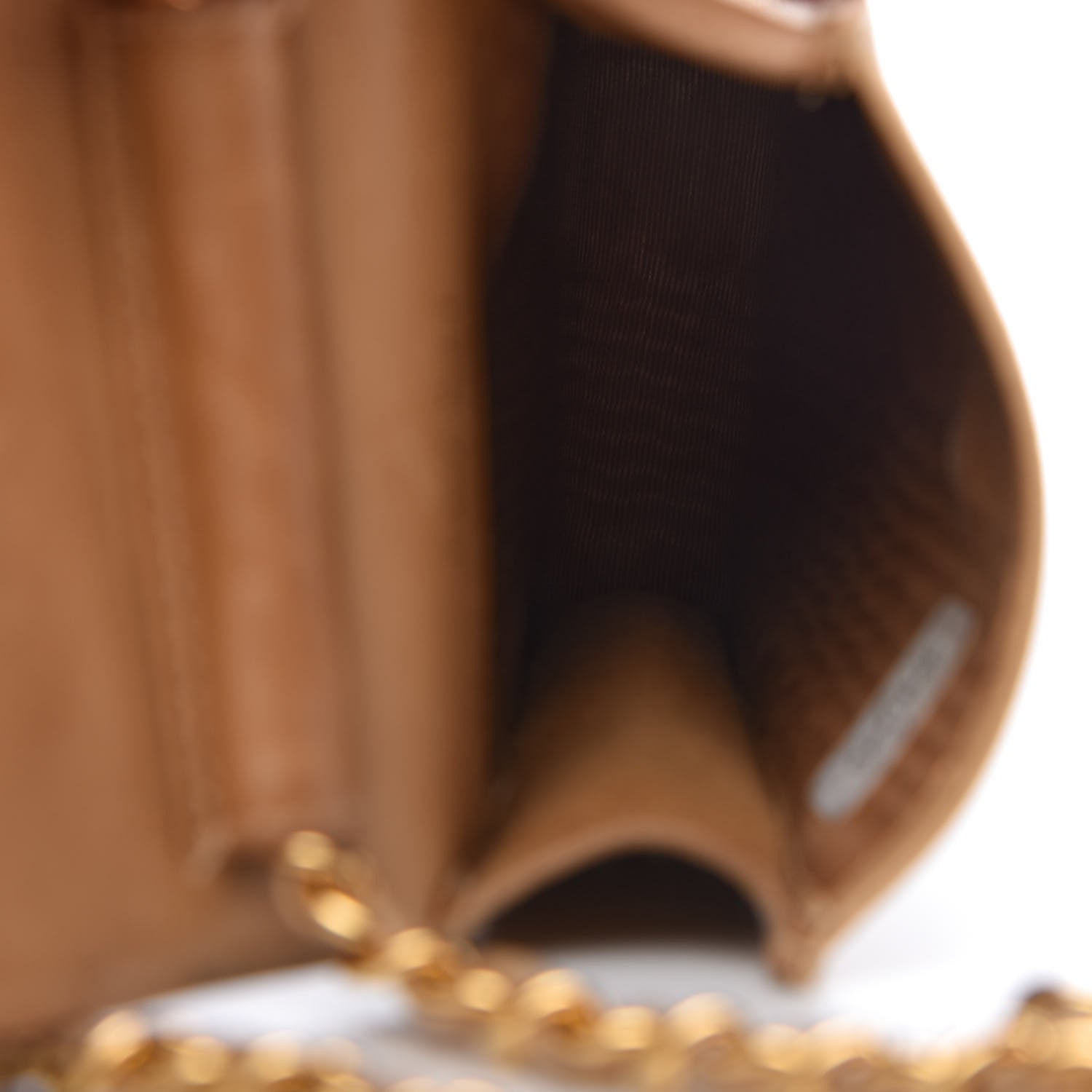 Chanel Caviar CC Phone Holder Crossbody Beige 5 of 10