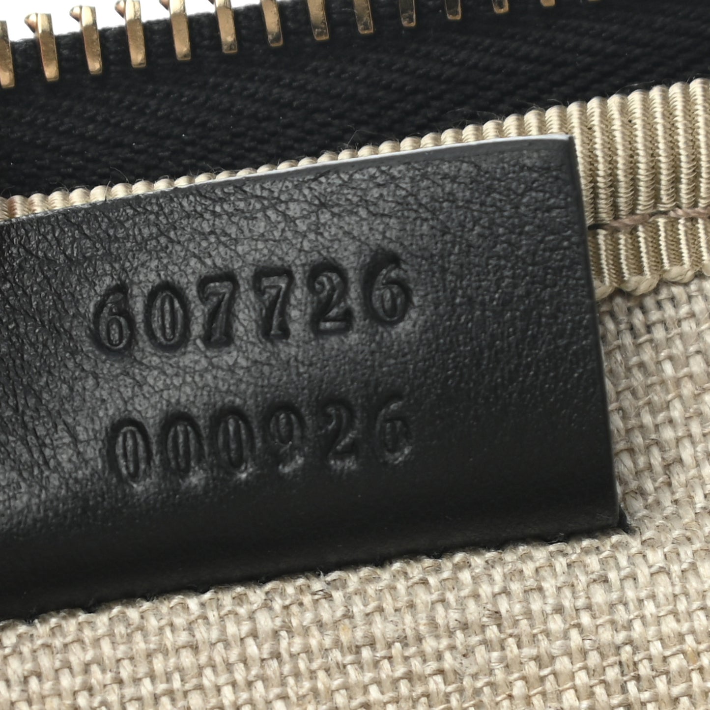 Microguccissima GG Wristlet Pouch Black