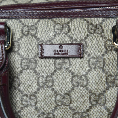 Gucci GG Plus Monogram Medium Joy Boston Bordeaux 11 of 14